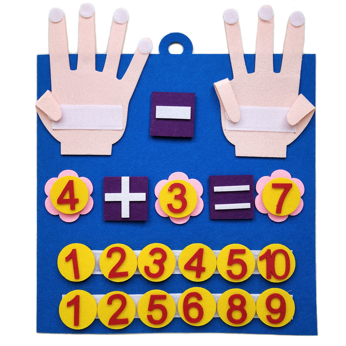 Kids Education Number - ألعاب مونتيسوري للأطفال الصغار أرقام الأصابع