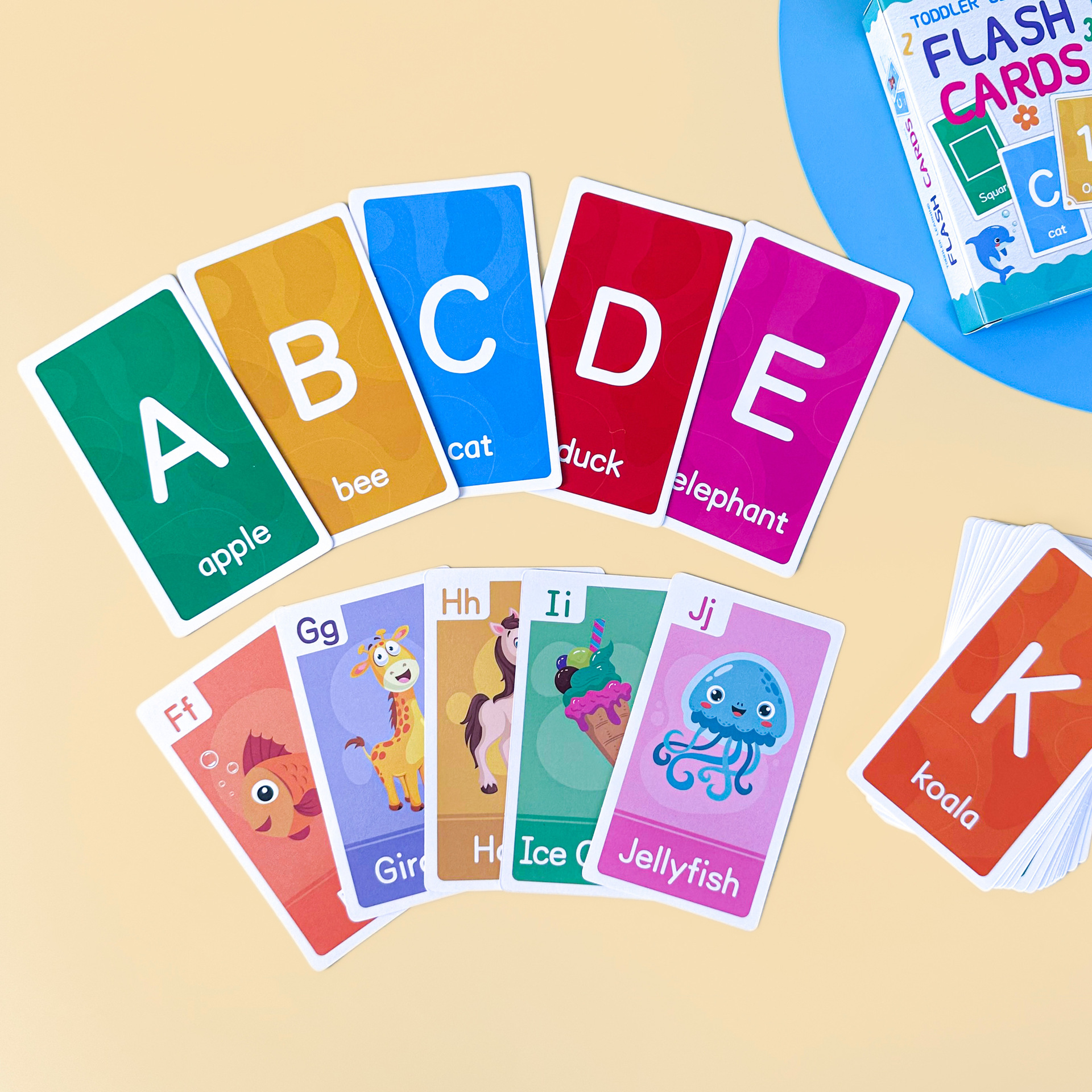 Kids Education Card - 58 قطعة ABC الأبجدية البطاقات التعليمية