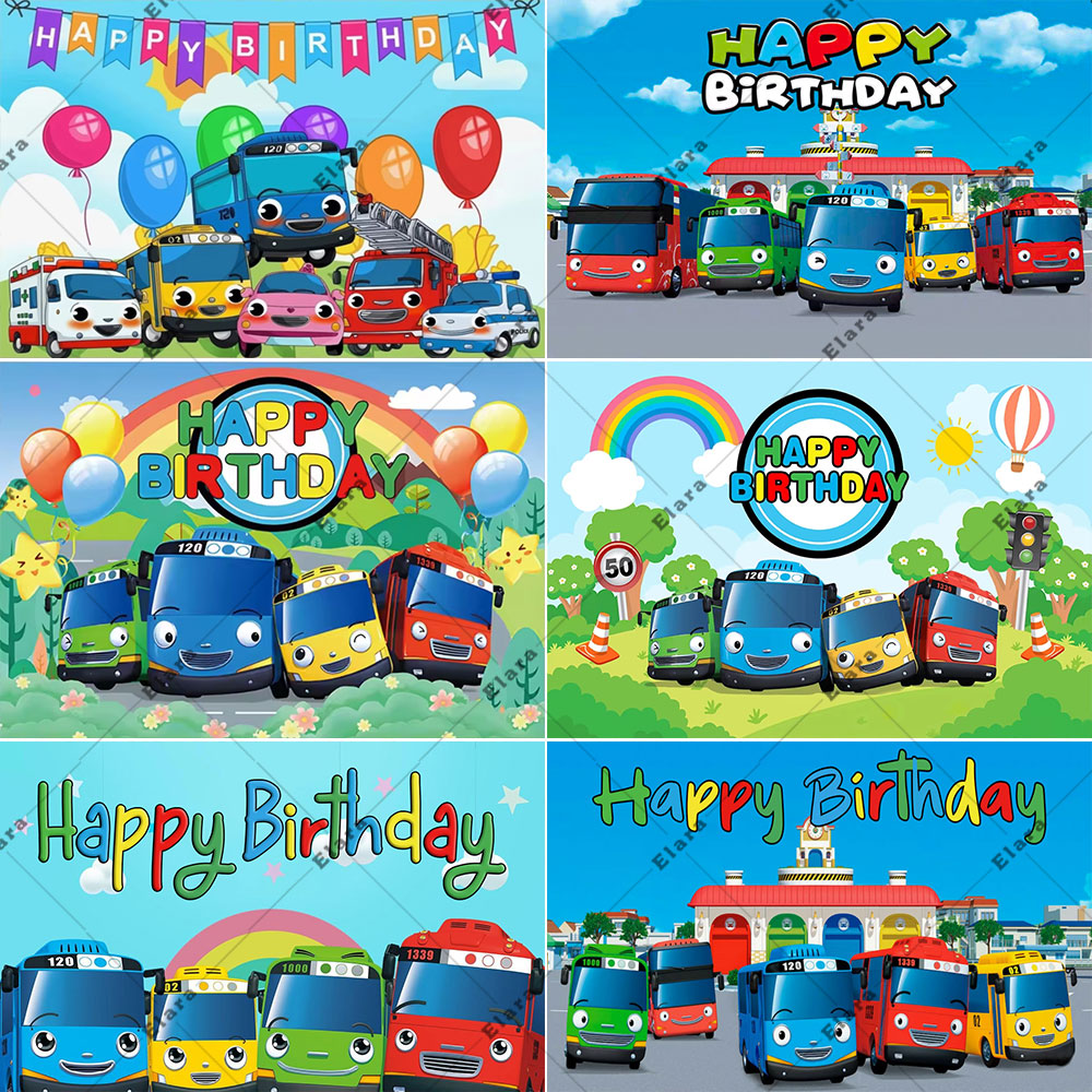 Kids Education Banner - كارتون أنيمي الحافلة الصغيرة للأطفال 1st