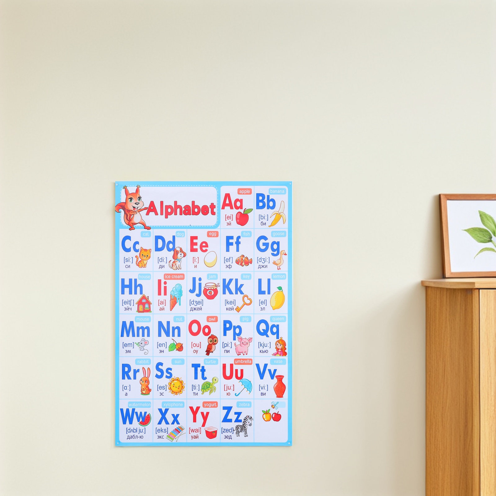 Abc Kids Early Education - لوحة الأبجدية التعليمية للفصول الدراسية في