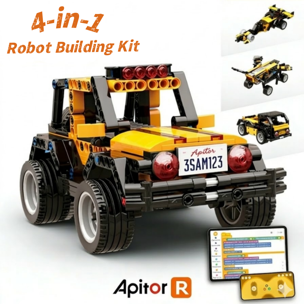 Kids Education App Free - مجموعة بناء الروبوت Apitor R 4