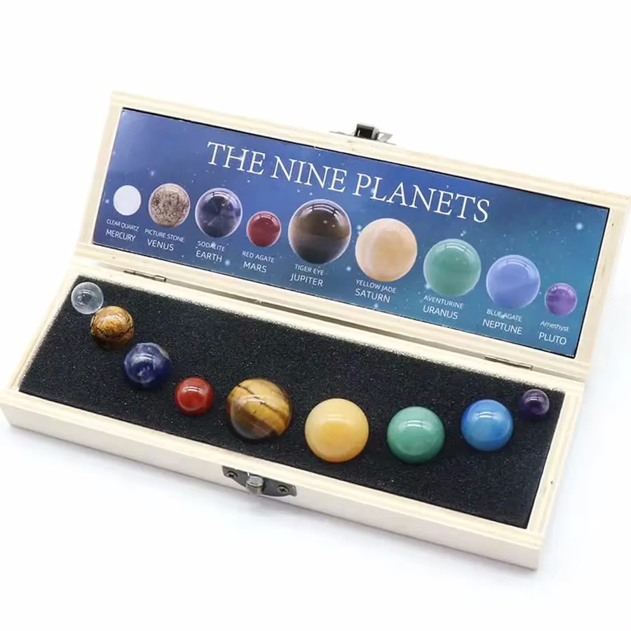 Solar System Model - 9 كواكب النظام الشمسي كريستال المجال