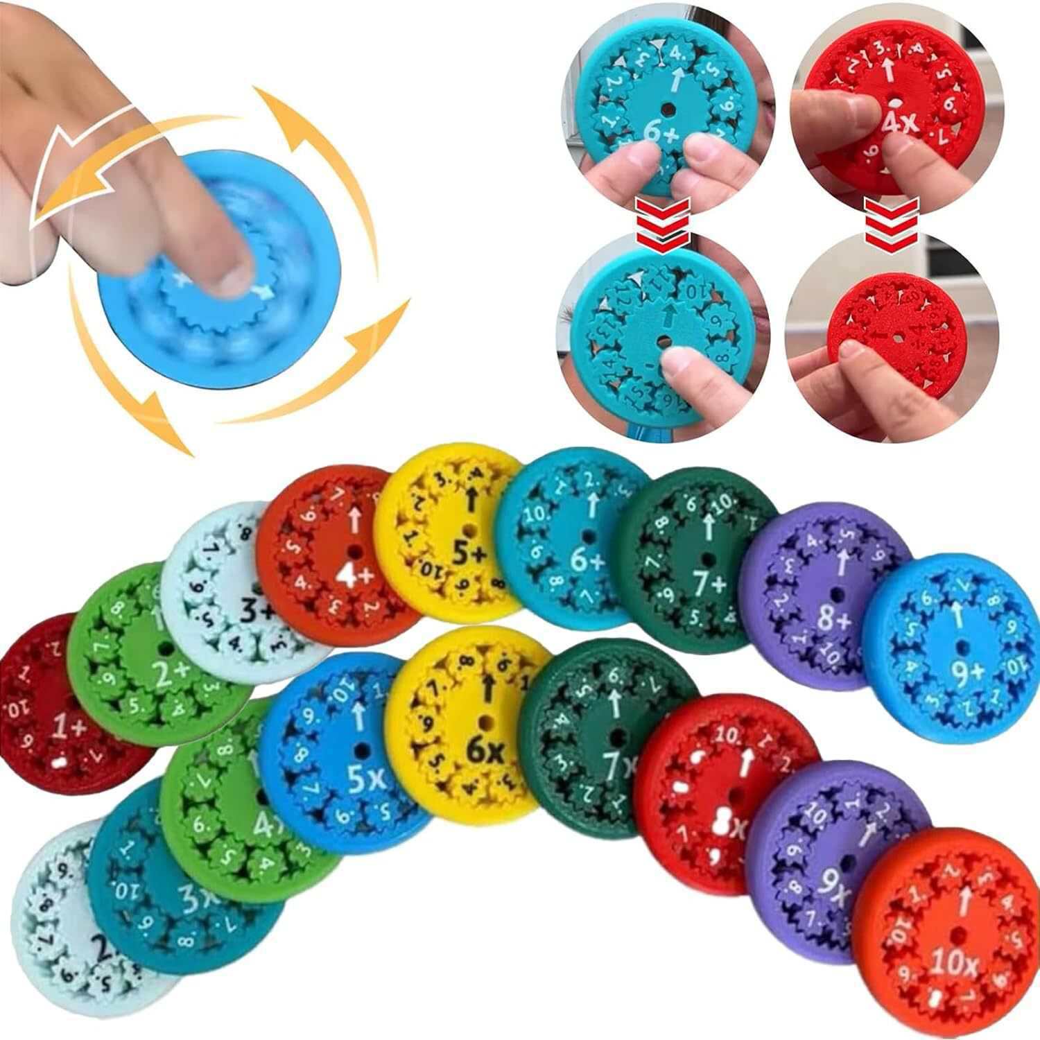 Multiplication Table Mat - الرياضيات فيدجيت سبينر إضافة الطرح الضرب