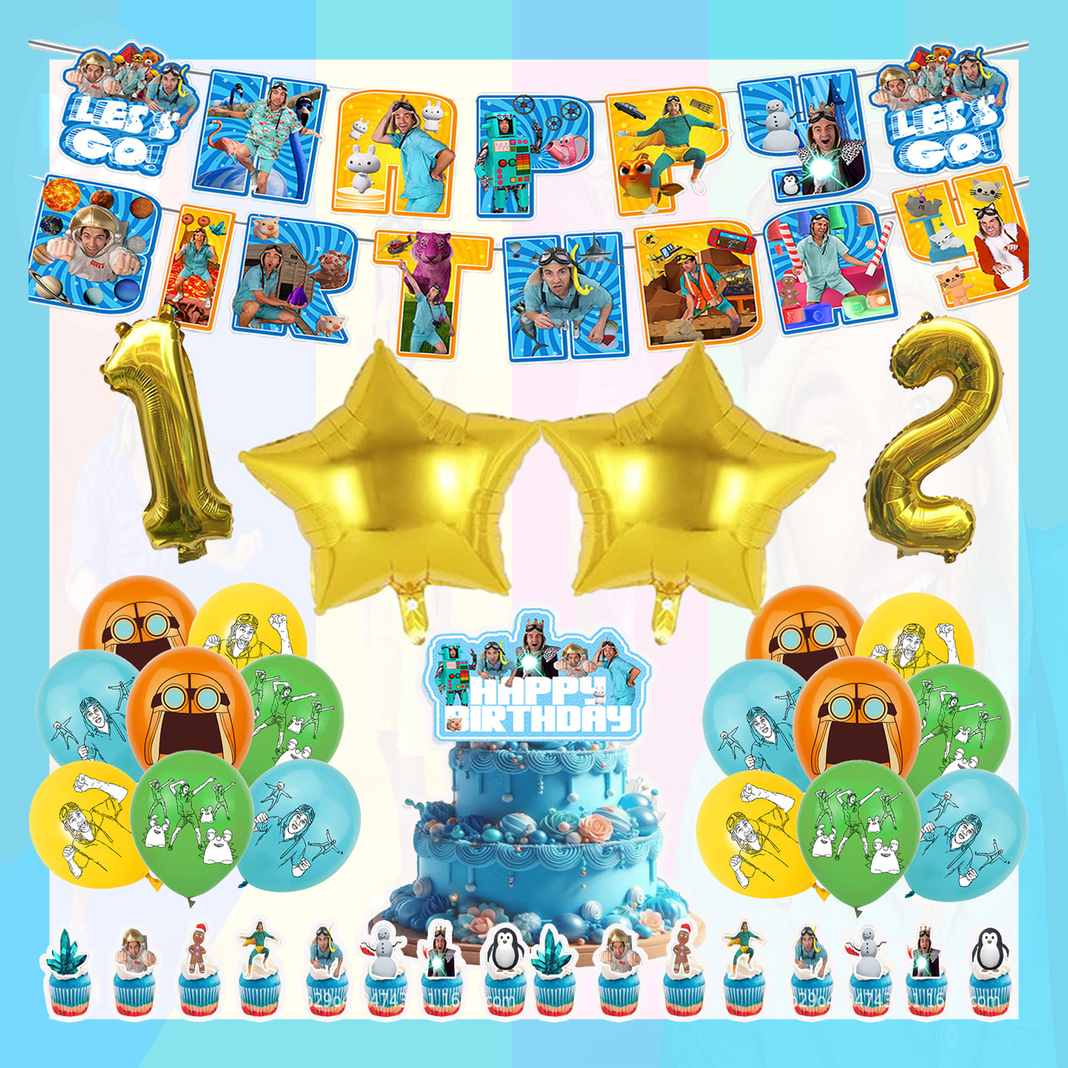 Kids Education Banner - مستلزمات حفلة عيد ميلاد بثيم داني