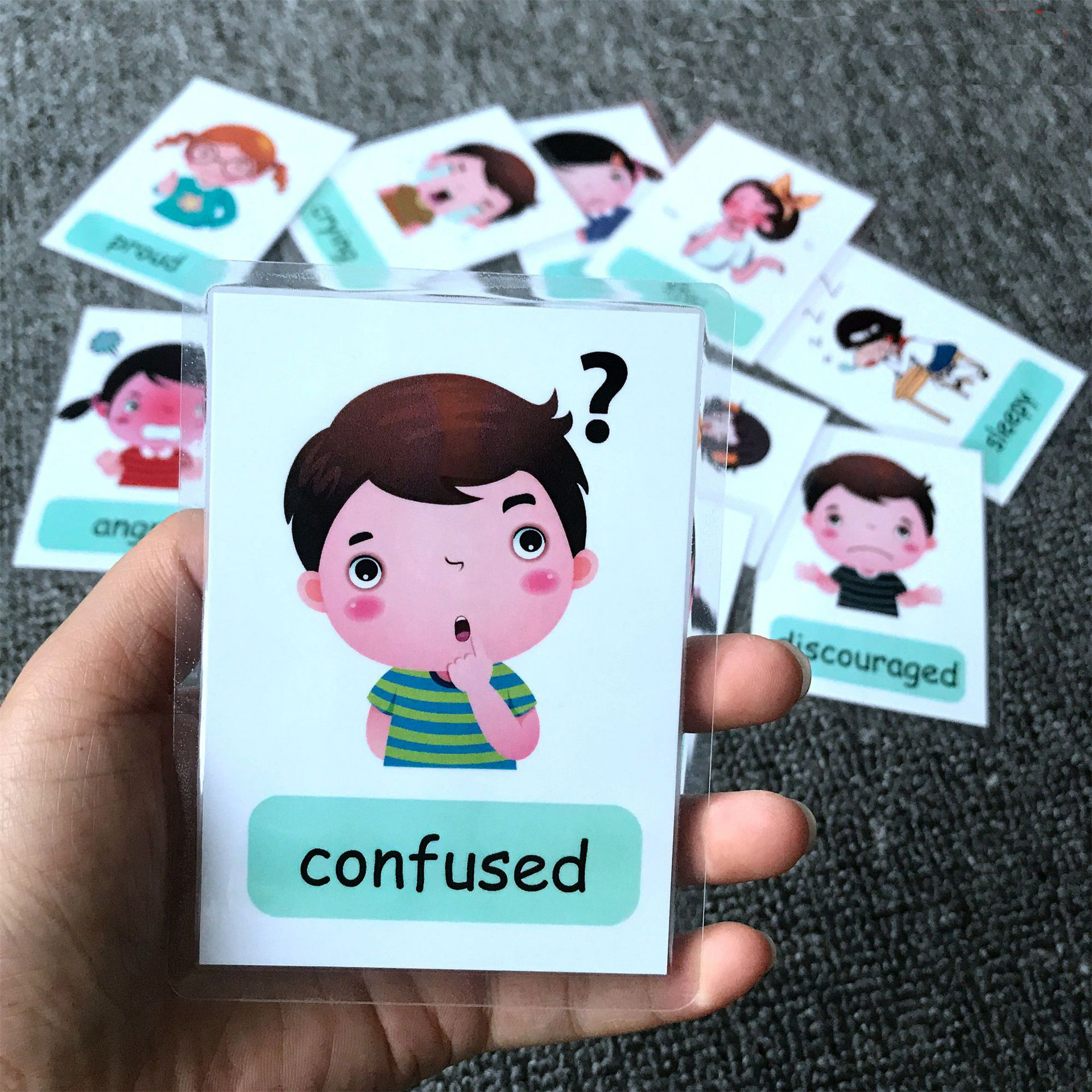 Kids Education Card - أطفال مونتيسوري الكلمات الإنجليزية تعلم البطاقات
