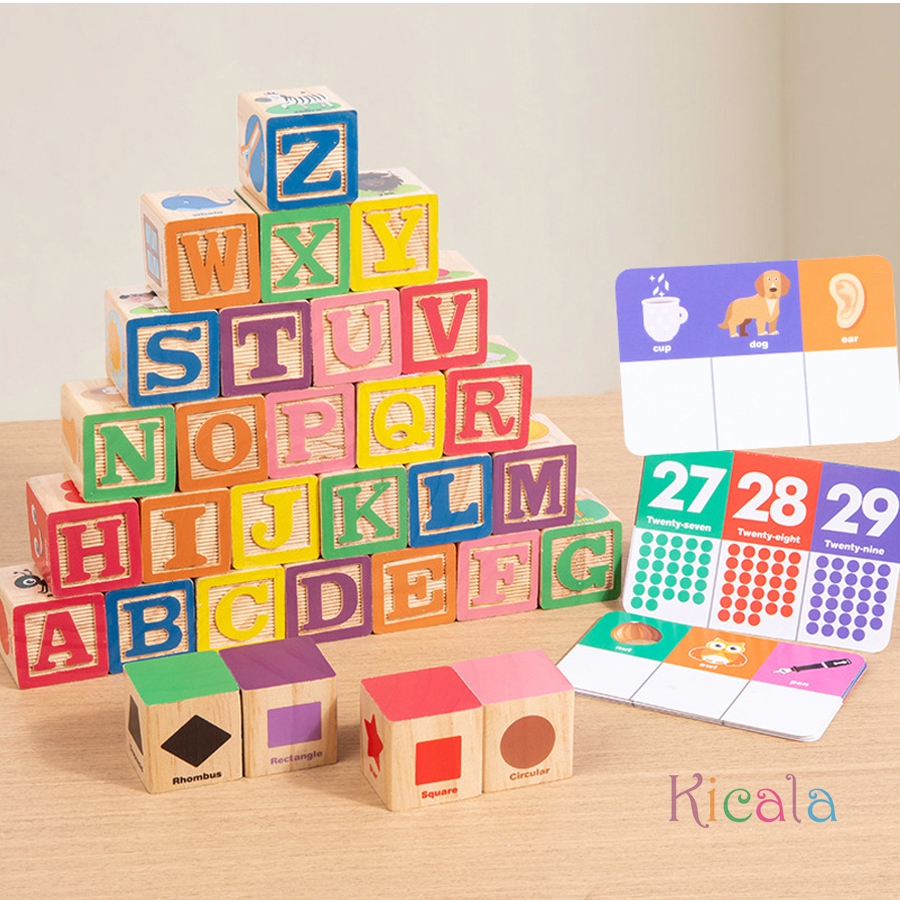 Kids Education Number - كتل أرقام خشبية من مونتيسوري ألعاب