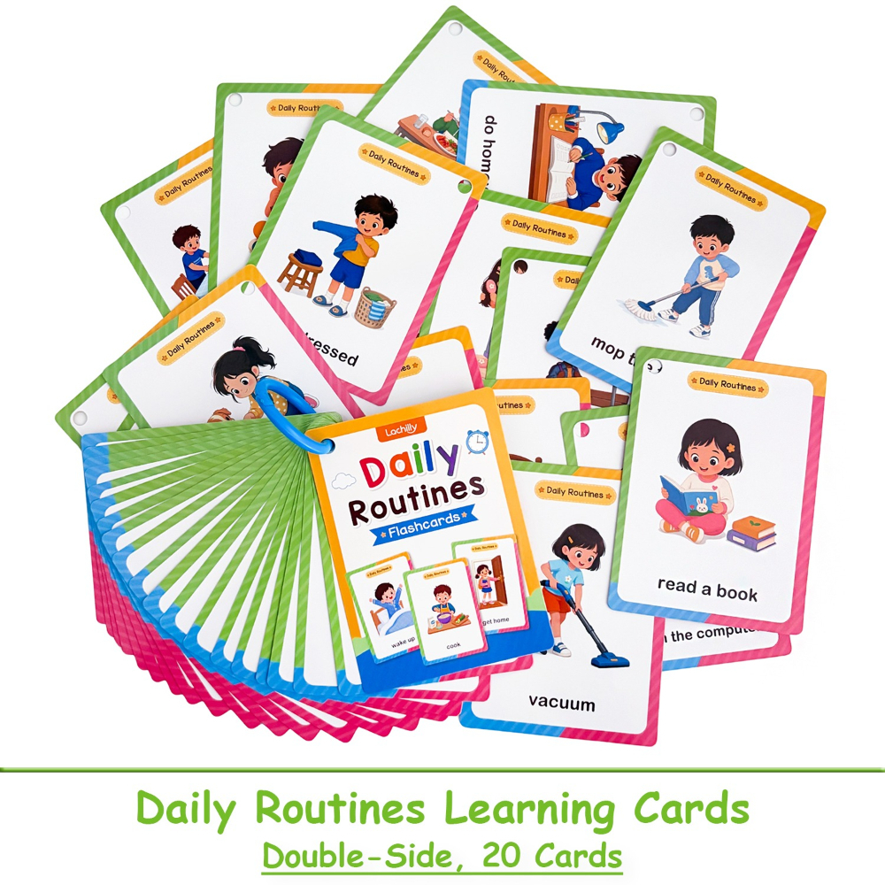 Kids Education Card - بطاقات تعليمية للأطفال تحتوي على 38