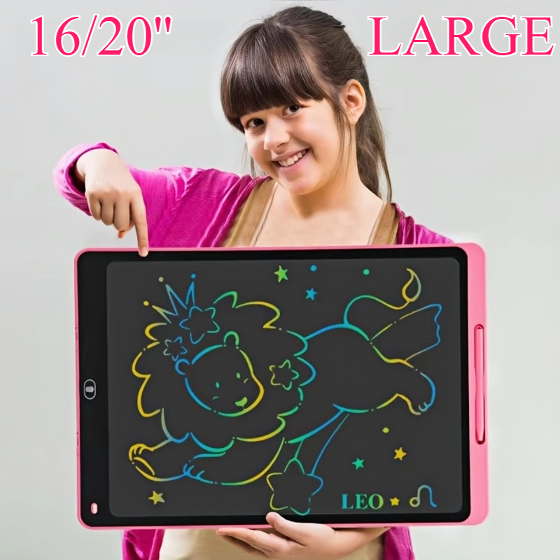 Kids Education Tablet - 16/20 بوصة LCD لوحة الرسم تابلت
