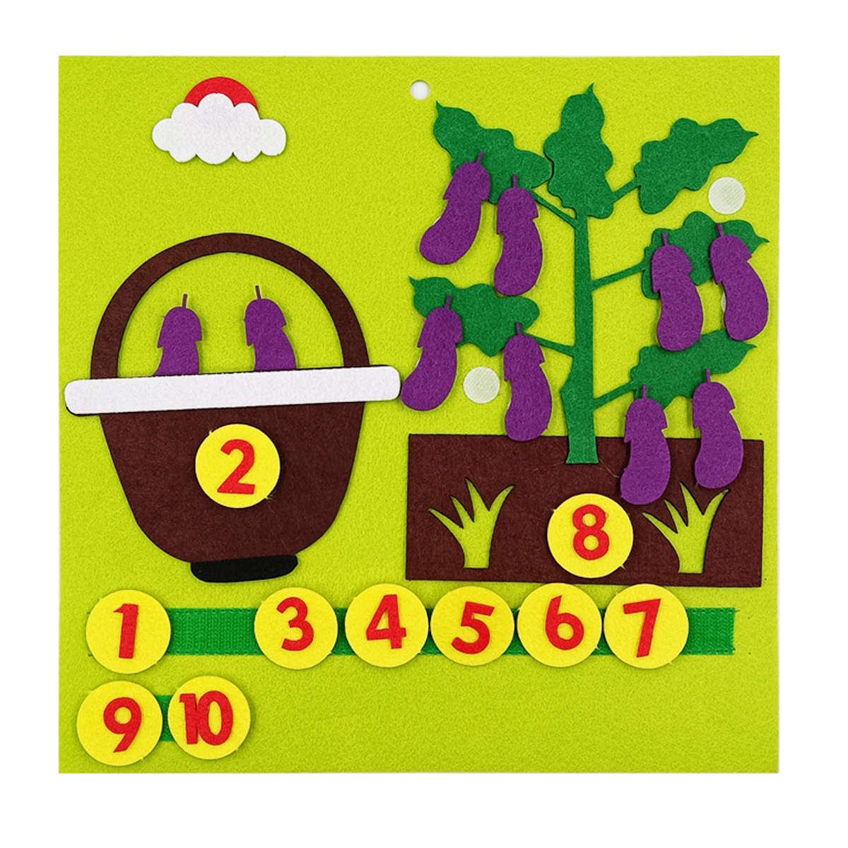 لعبة مونتيسوري لعد الخضروات، ل - مراجعة Kids Education Number وسعره