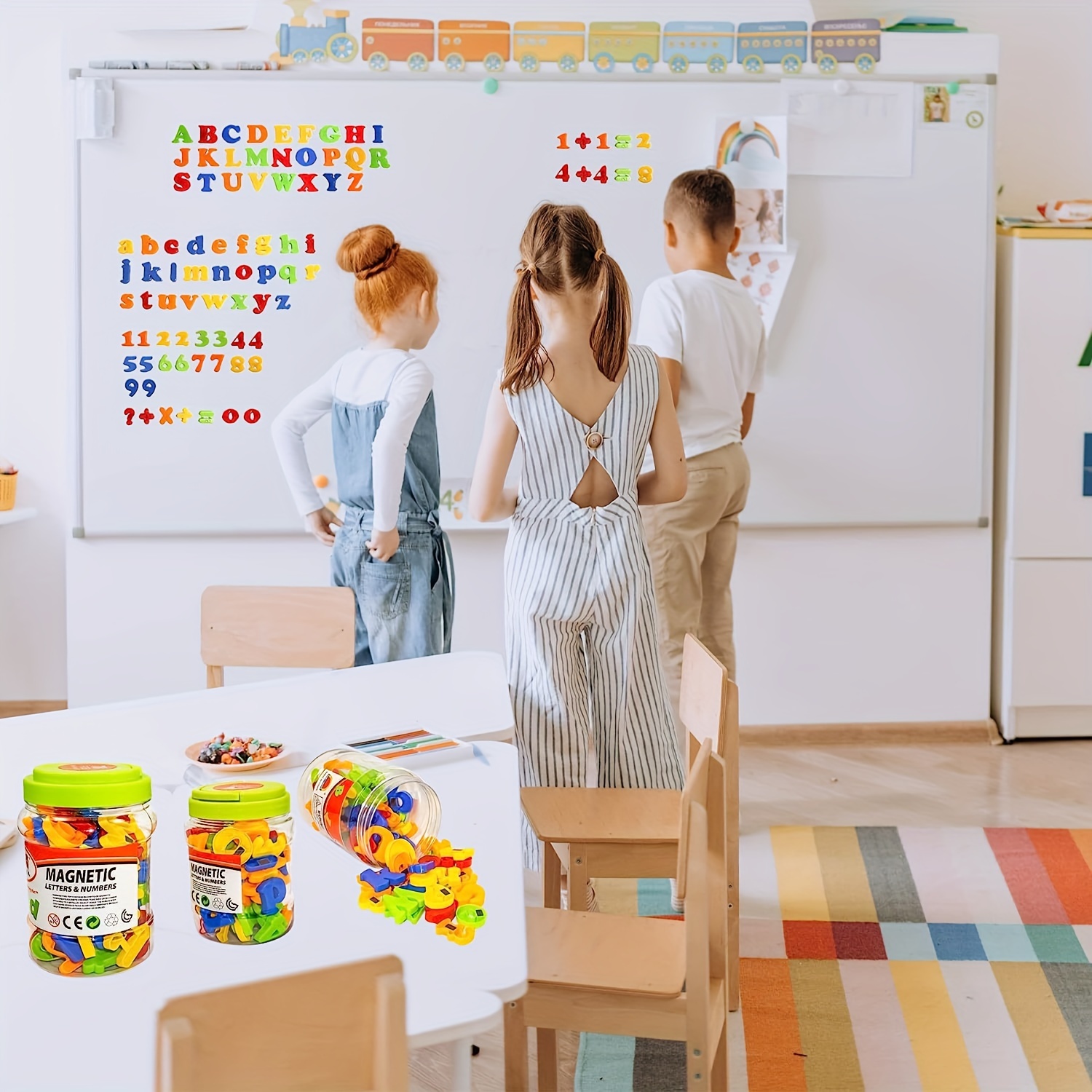 78 قطعة من أرقام الحروف المغنا - مراجعة Kids Education Number وسعره
