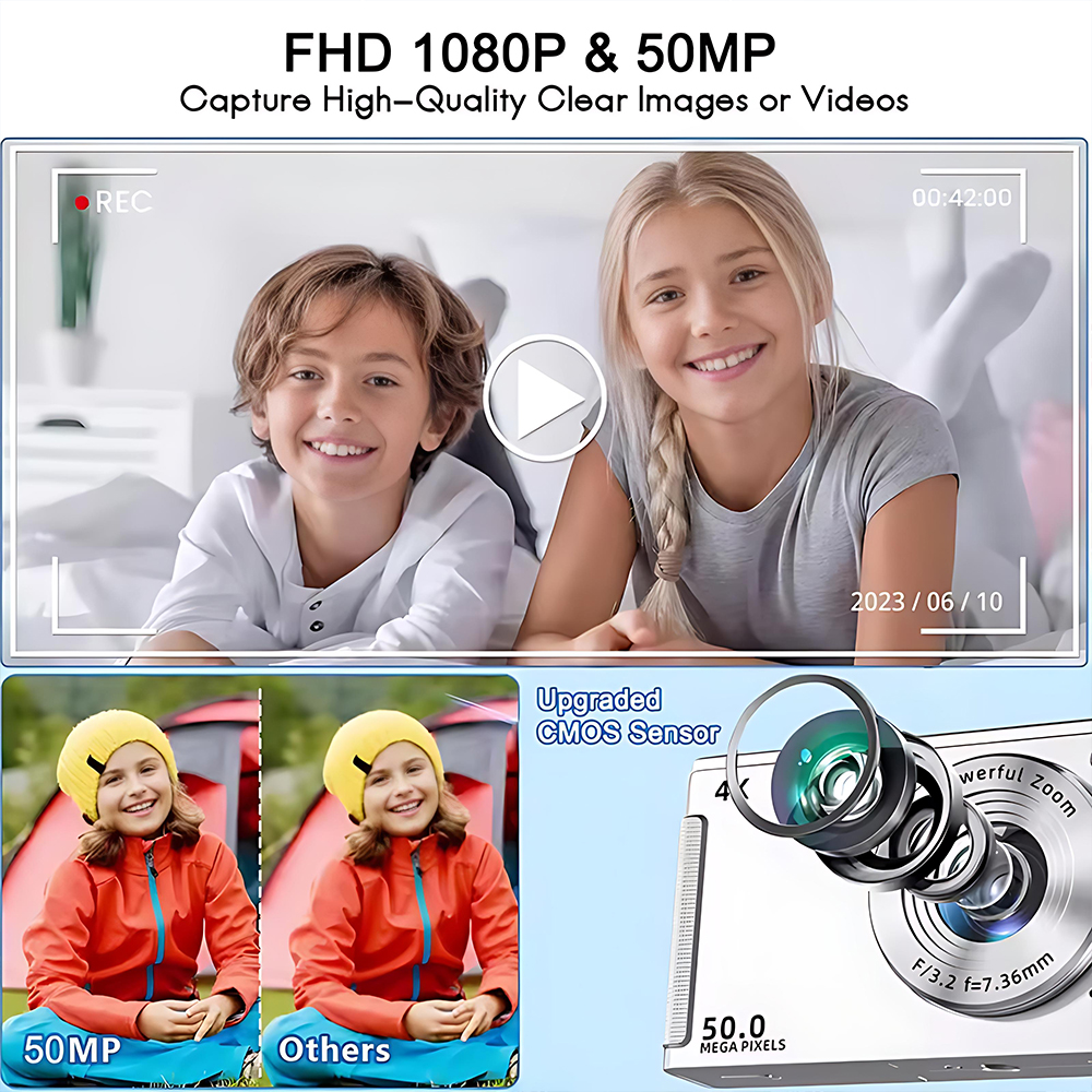كاميرا رقمية 4K مع تركيز تلقائ - مراجعة Kids Physical Education Videos وسعره