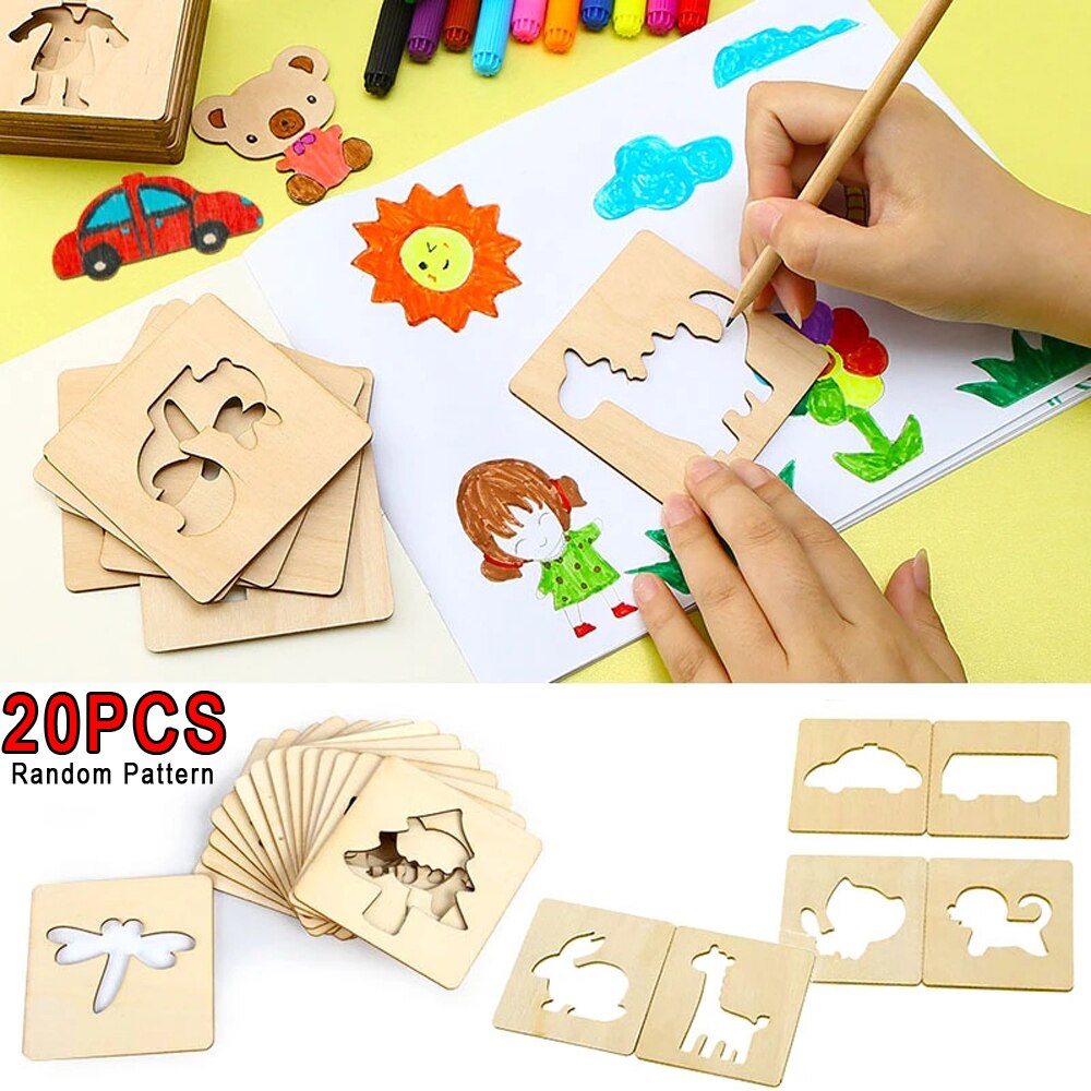 20 قطعة ألعاب أطفال مونتيسوري  - مراجعة Kids Education Template وسعره
