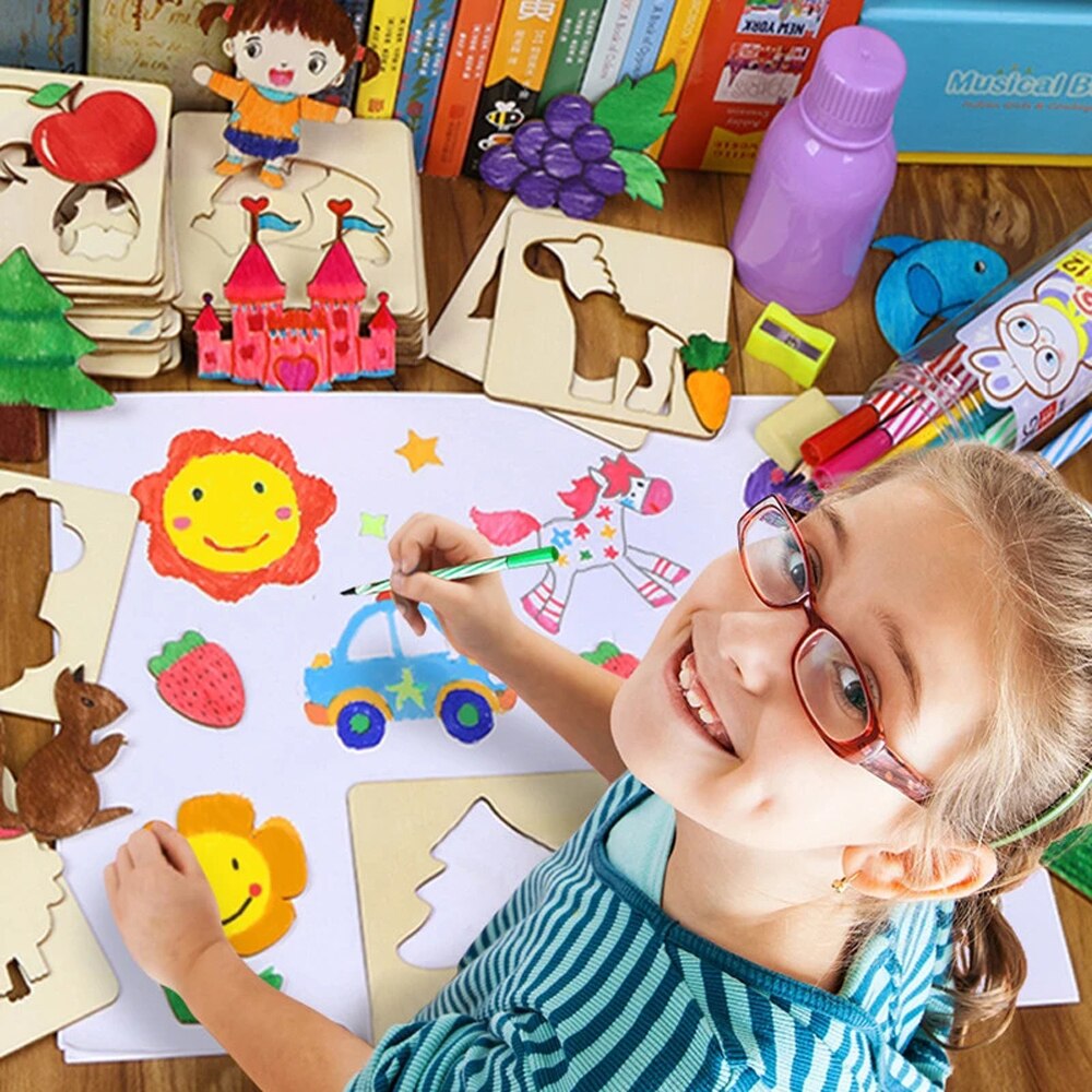 20 قطعة ألعاب أطفال مونتيسوري  - مراجعة Kids Education Template وسعره