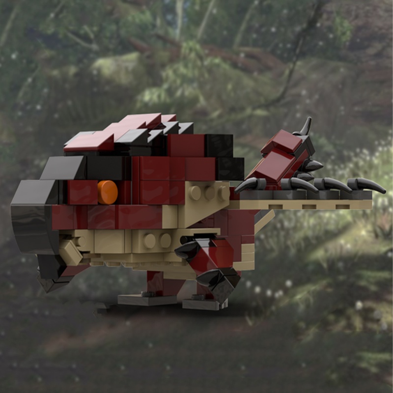 214 قطعة MOC Rathalos الوحش هن - مراجعة Kids Hunter Education وسعره