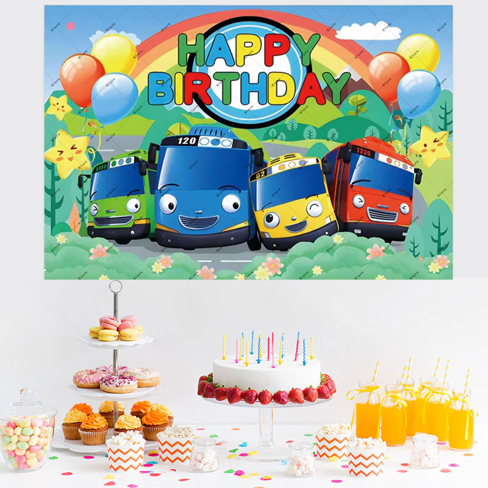 كارتون أنيمي الحافلة الصغيرة ل - مراجعة Kids Education Banner وسعره