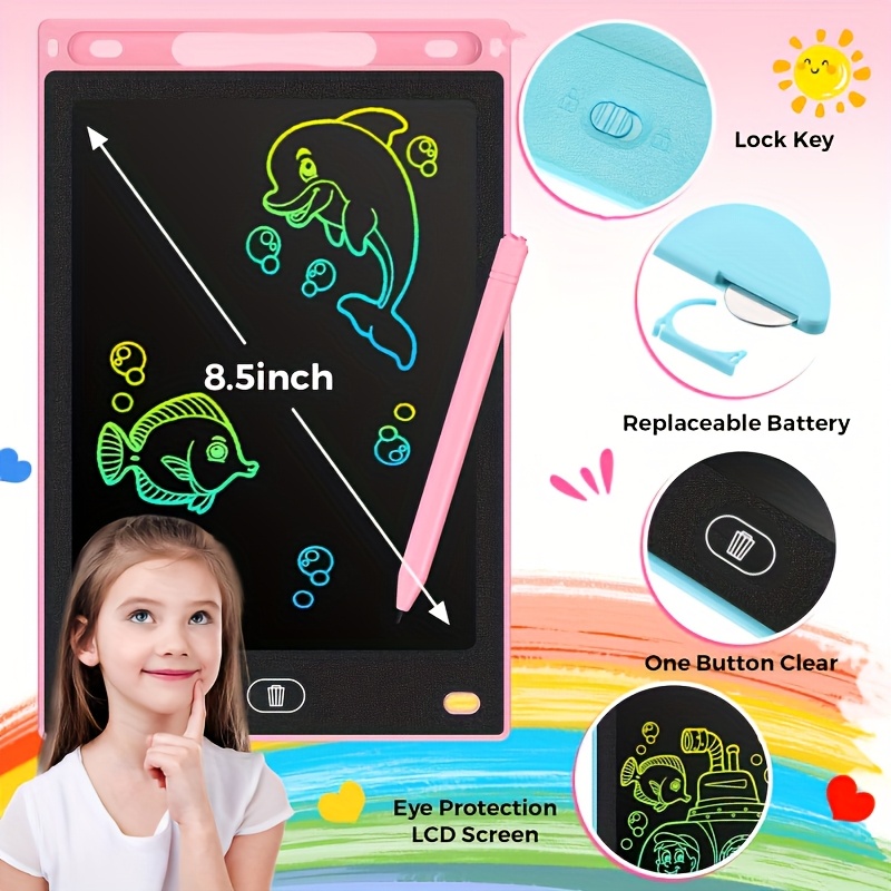 30 قطعة من أقراص الرسم LCD مقا - مراجعة Kids Education Tablet وسعره