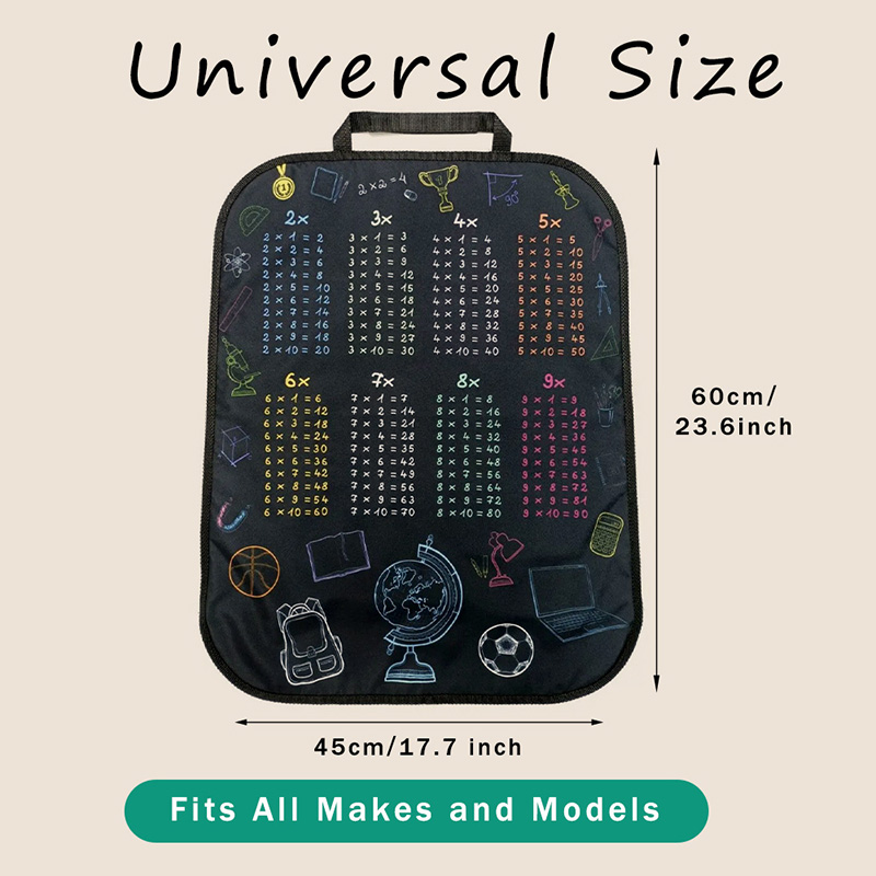 قطعة واحدة من غطاء مقعد السيار - مراجعة Multiplication Table Mat وسعره