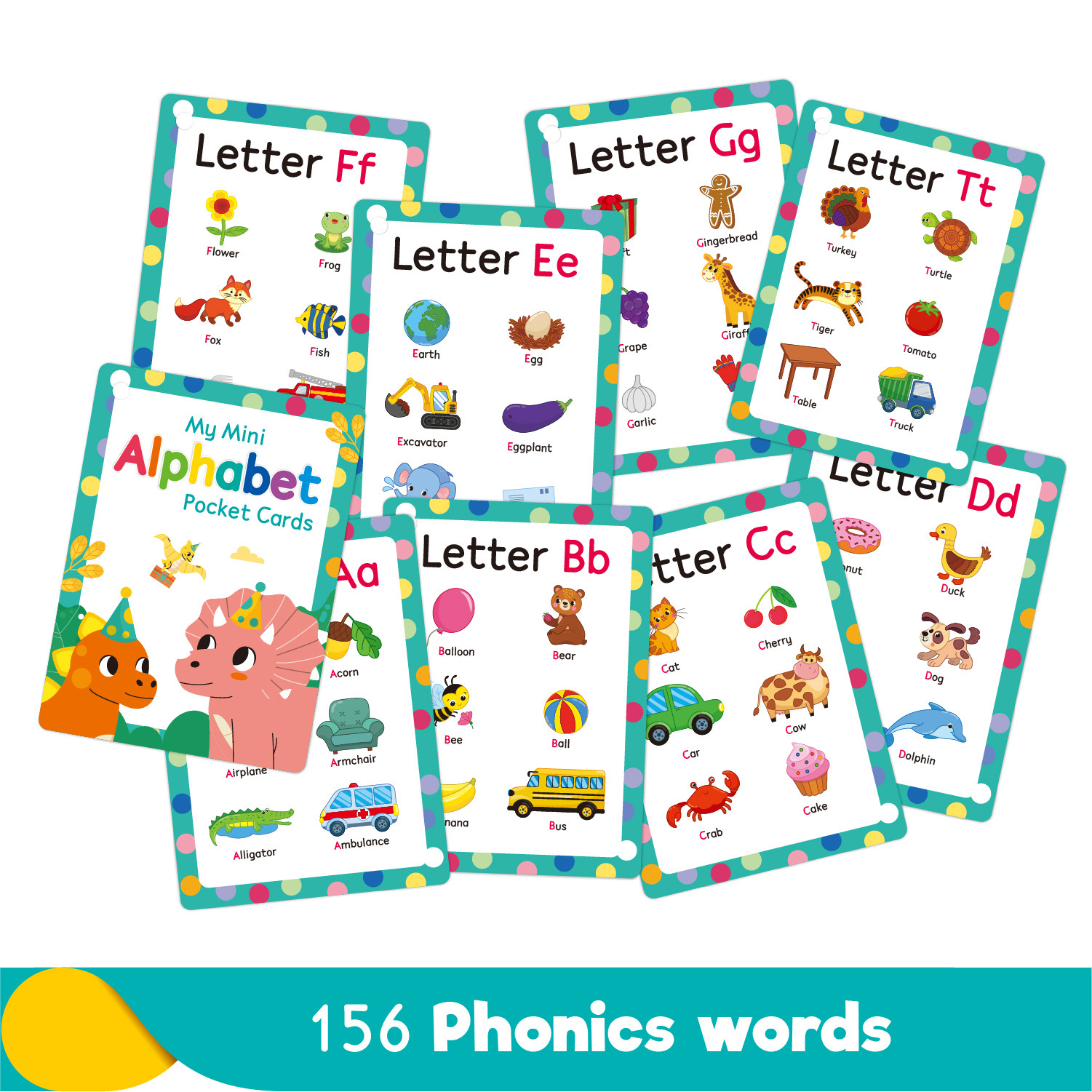 بطاقات فلاش ABC Phonics للأطفا - مراجعة Abc Kids Early Education وسعره