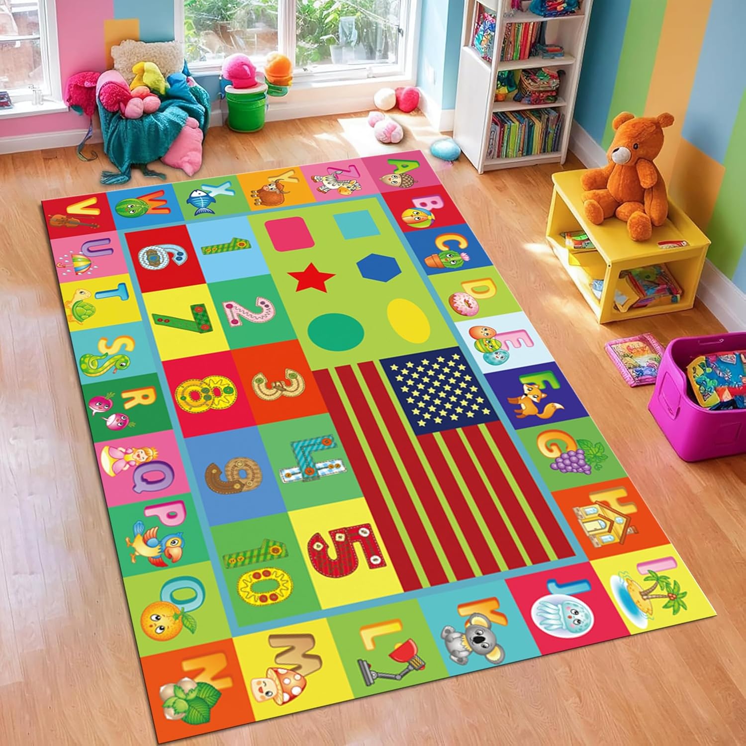 سجادة غرفة الأطفال للتعليم الم - مراجعة Abc Kids Early Education وسعره