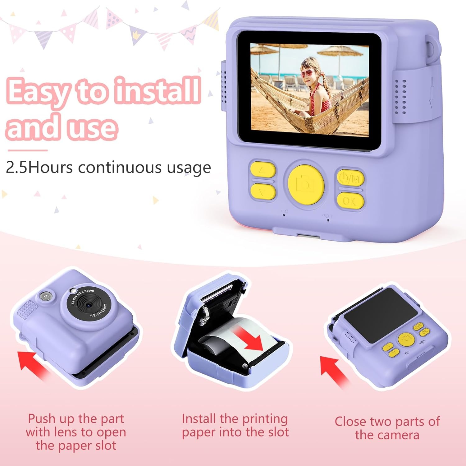 كاميرا Instantprint للأطفال من - مراجعة Kids Physical Education Videos وسعره
