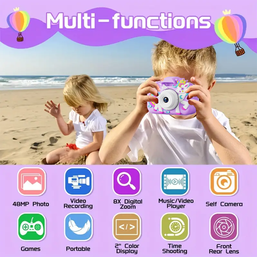 ألعاب كاميرا للأطفال للأولاد و - مراجعة Kids Education Card وسعره