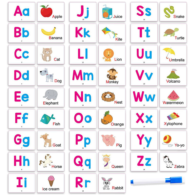 27 بطاقة تعليمية للأحرف الأولى - مراجعة Abc Kids Early Education وسعره