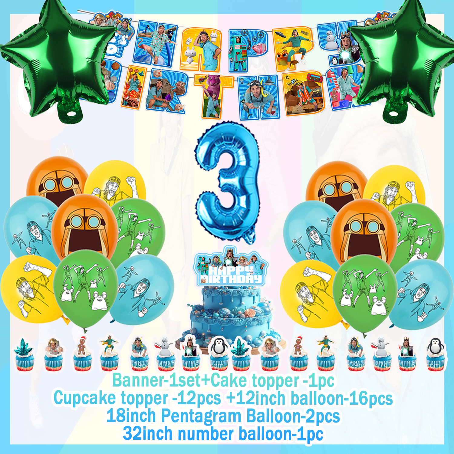 مستلزمات حفلة عيد ميلاد بثيم د - مراجعة Kids Education Banner وسعره