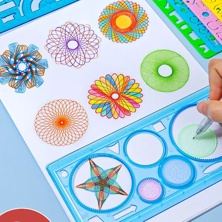 مجموعة استنسل رسم السنبوغراف ا - مراجعة Kids Education Template وسعره