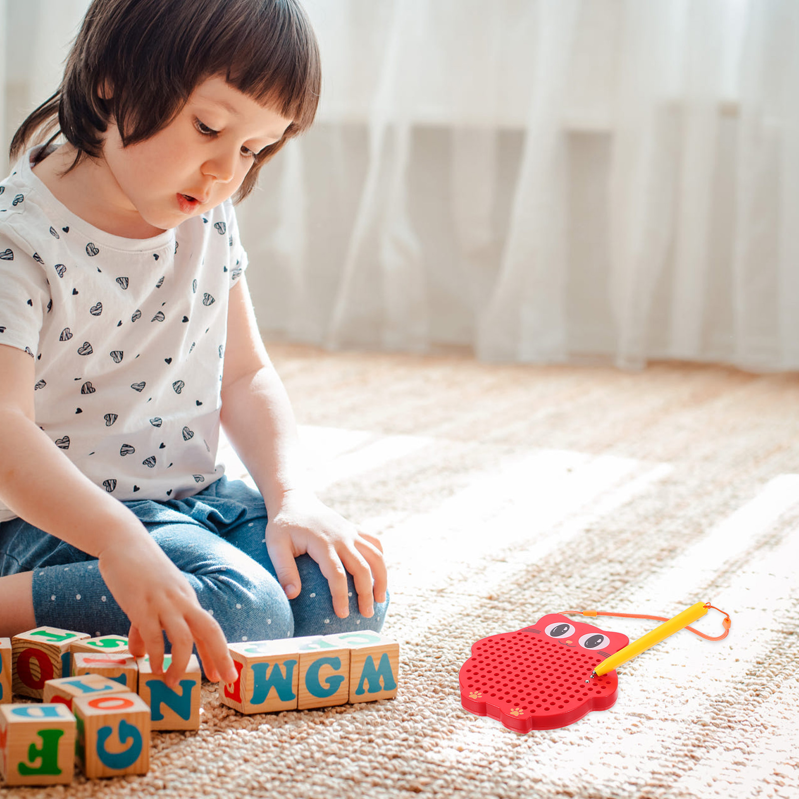 لعبة الكمبيوتر اللوحي المغناطي - مراجعة Kids Education Board وسعره