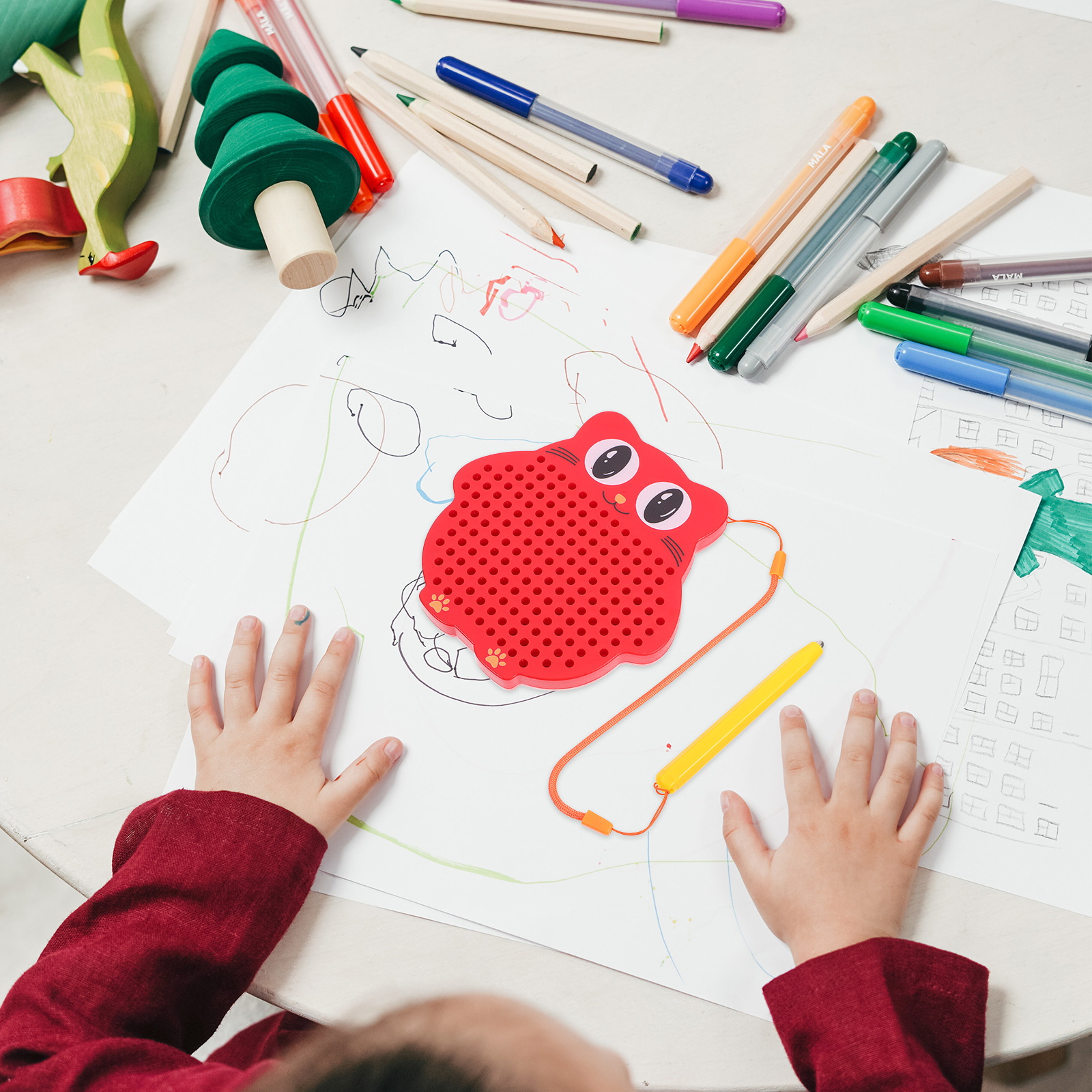 لعبة الكمبيوتر اللوحي المغناطي - مراجعة Kids Education Board وسعره
