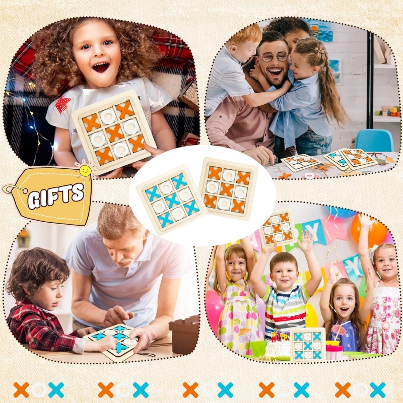 ألعاب ألغاز خشبية تيك تاك تو،  - مراجعة Kids Education Template وسعره