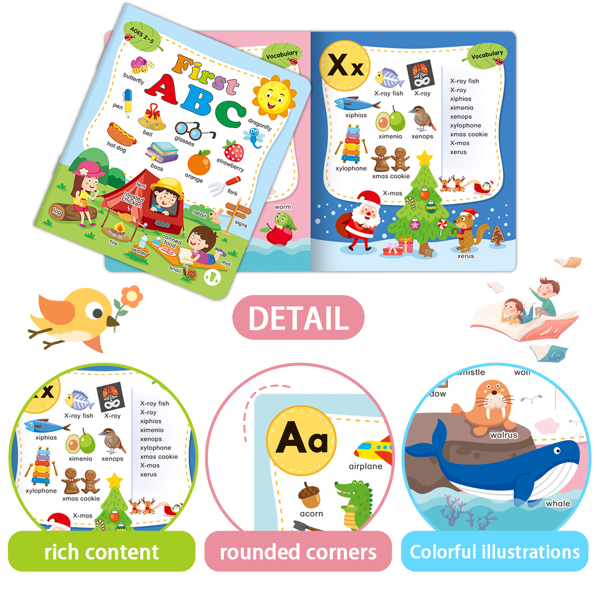 كتاب الأبجدية الأبجدي الأول لل - مراجعة Abc Kids Early Education وسعره