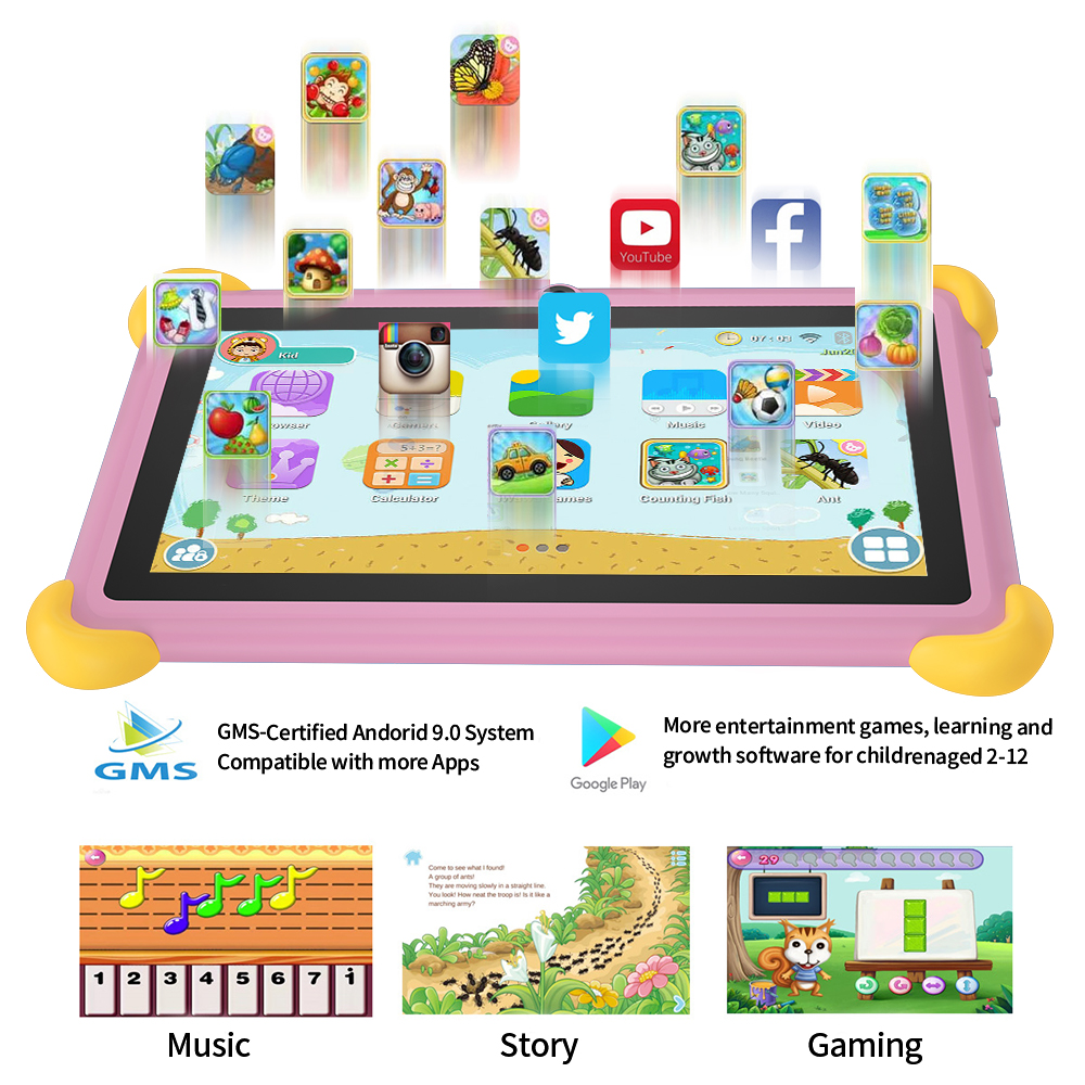 تابلت جديد للأطفال 7 بوصة تابل - مراجعة Kids Education Tablet وسعره