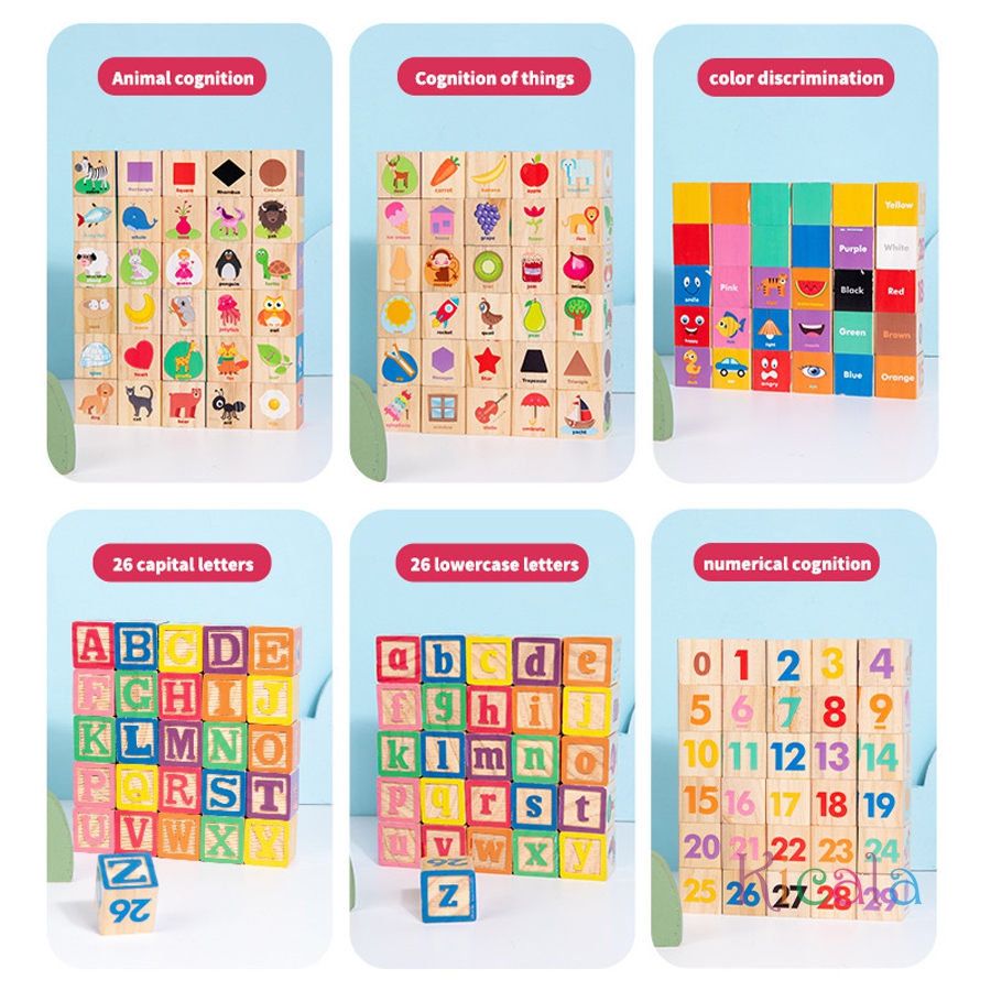 كتل أرقام خشبية من مونتيسوري أ - مراجعة Kids Education Number وسعره