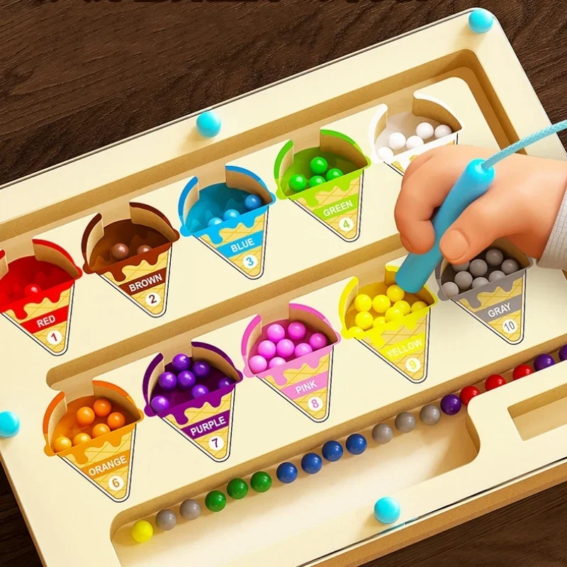 الآيس كريم المغناطيسي اللون وا - مراجعة Kids Education Number وسعره