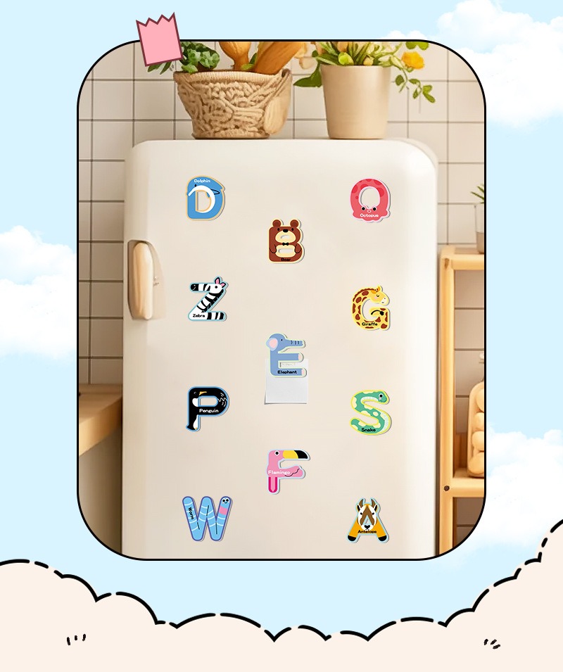 52 قطعة من ملصقات الحروف الأبج - مراجعة Abc Kids Early Education وسعره