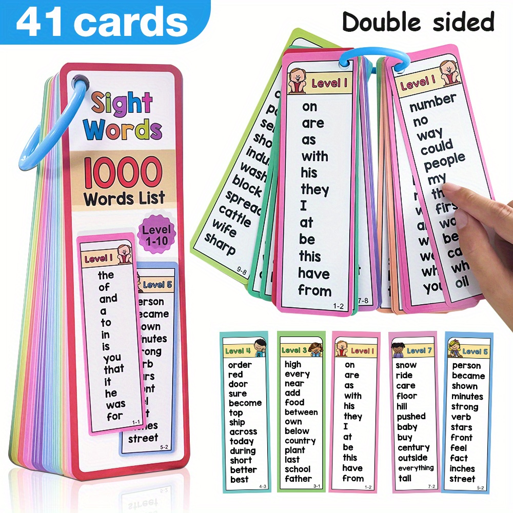 1000 كلمة رؤية بطاقات فلاش للأ - مراجعة Kids Education Card وسعره