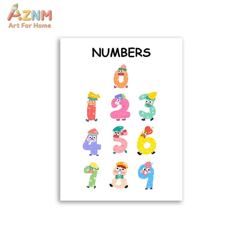 لوحة جدارية تعليمية للأبجدية و - مراجعة Kids Education Number وسعره