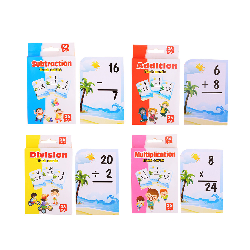 4 صناديق من بطاقات دراسة الريا - مراجعة Kids Education Card وسعره