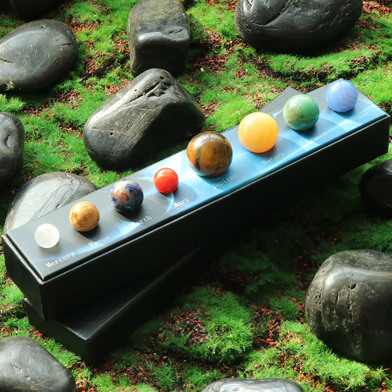 كريستال طبيعي 8 9 كواكب كرة نظ - مراجعة Solar System Model وسعره