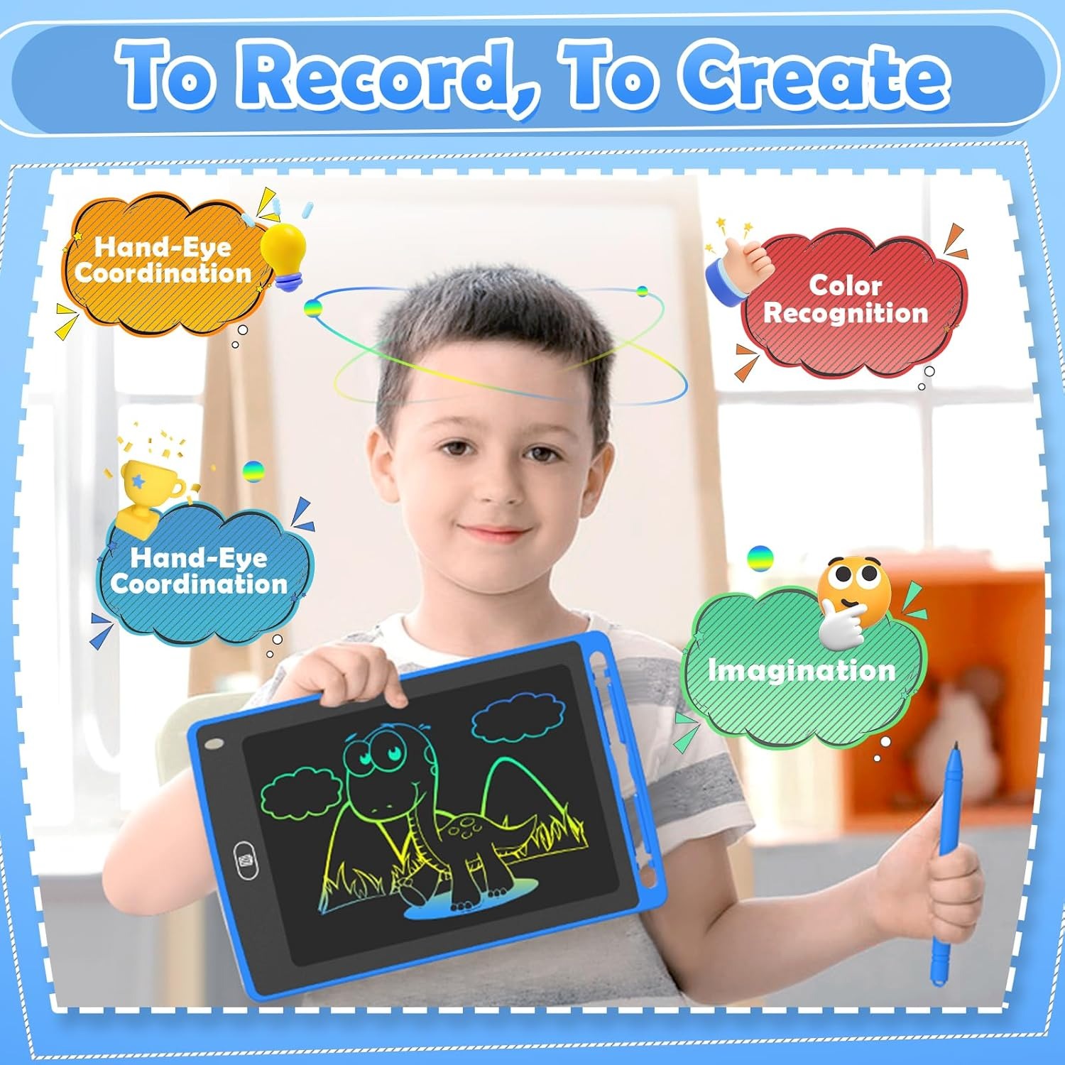 لوح كتابة LCD للأطفال، لوح رسم - مراجعة Kids Education Board وسعره