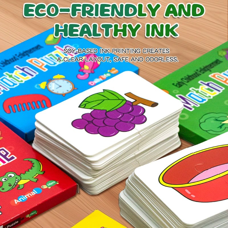 32 قطعة من ألعاب ألغاز البطاقا - مراجعة Kids Education Card وسعره