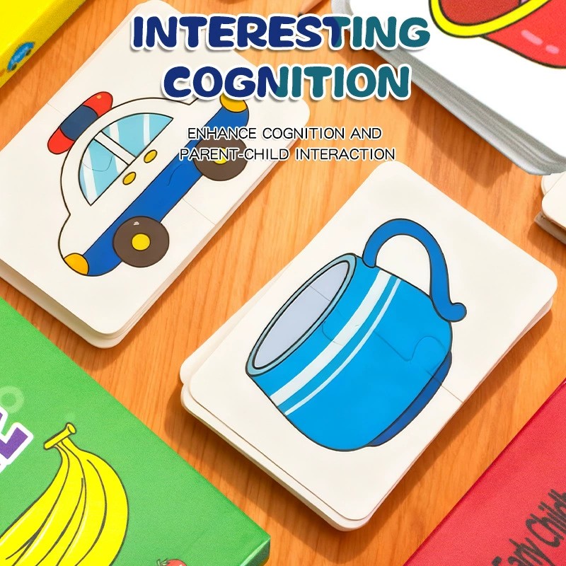 32 قطعة من ألعاب ألغاز البطاقا - مراجعة Kids Education Card وسعره