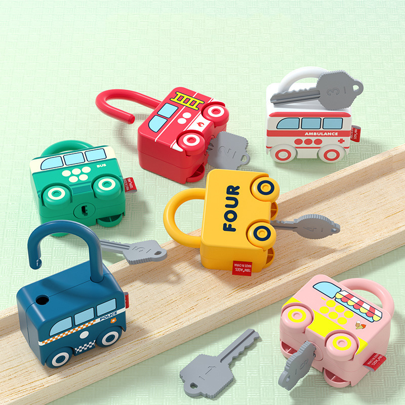 قفل تعلم الطفل مع مفتاح ألعاب  - مراجعة Kids Education Number وسعره