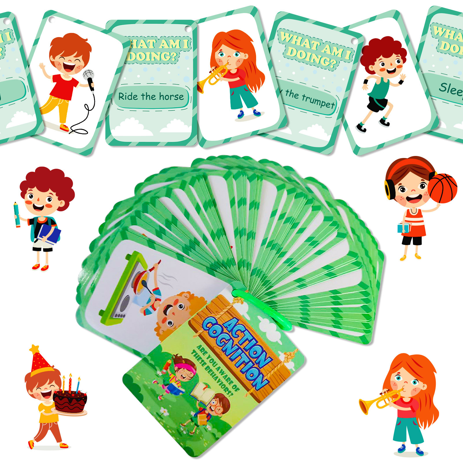 50 قطعة/المجموعة بطاقة التعلم  - مراجعة Kids Education Card وسعره