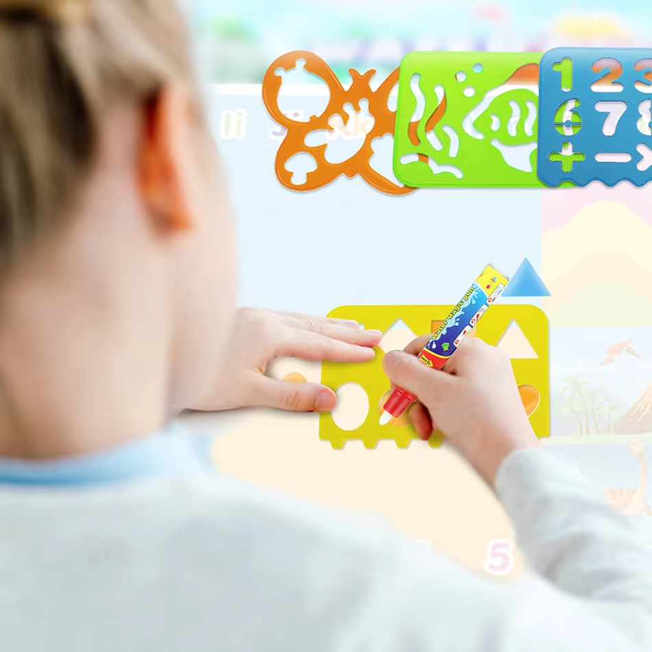 ملحقات حصيرة رسم مائية سحرية،  - مراجعة Kids Education Template وسعره