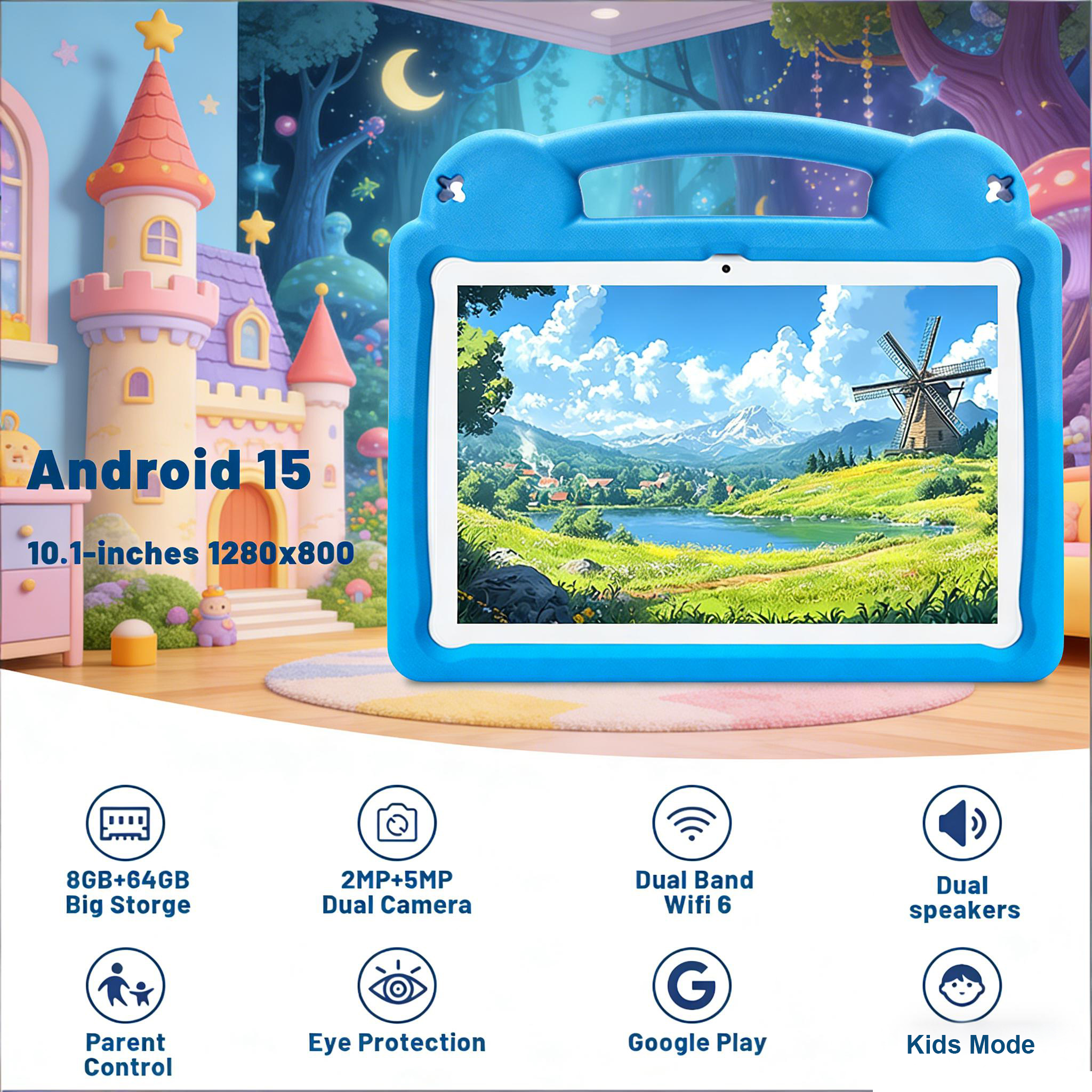 جهاز لوحي للأطفال ANRY R16Pro  - مراجعة Kids Education Tablet وسعره