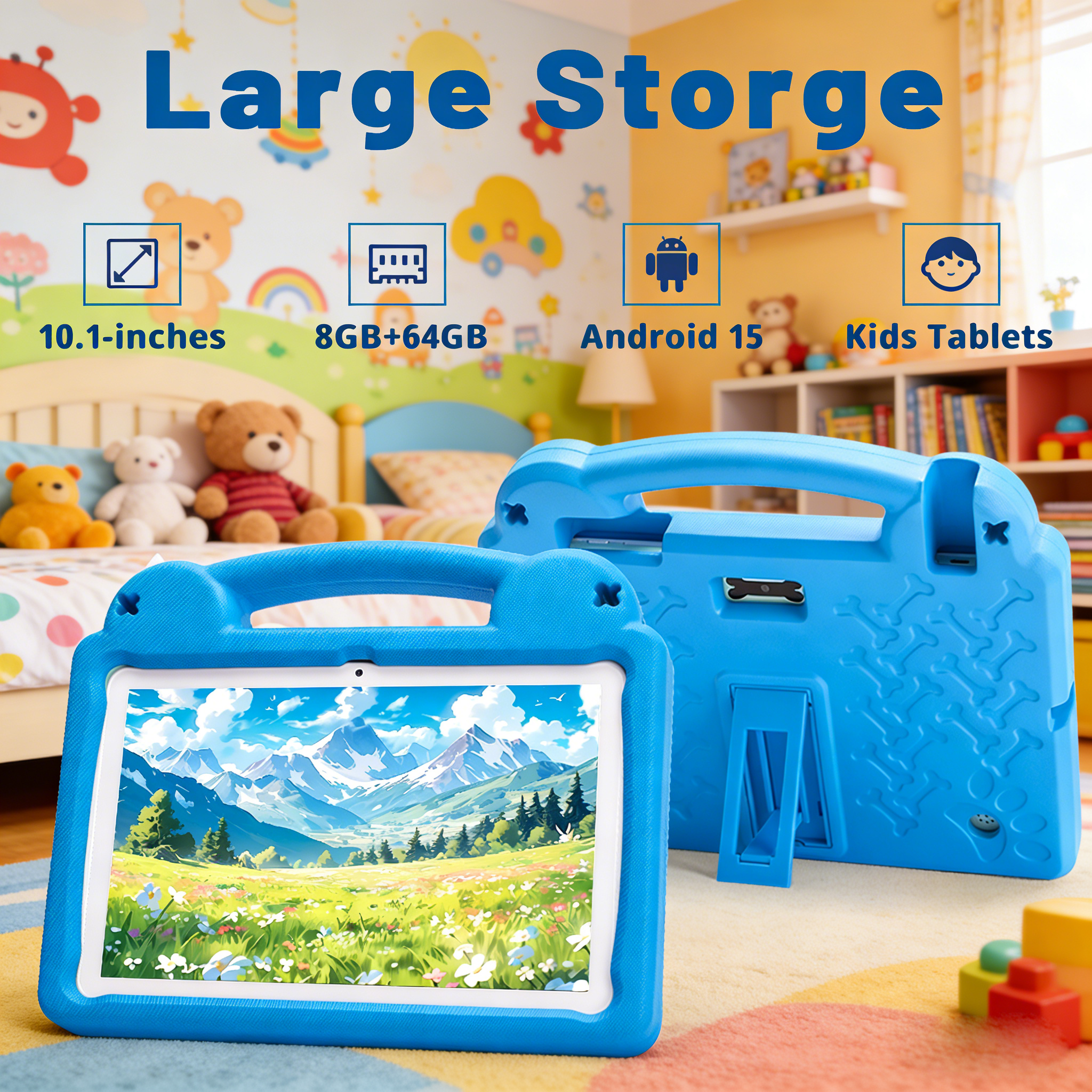 جهاز لوحي للأطفال ANRY R16Pro  - مراجعة Kids Education Tablet وسعره